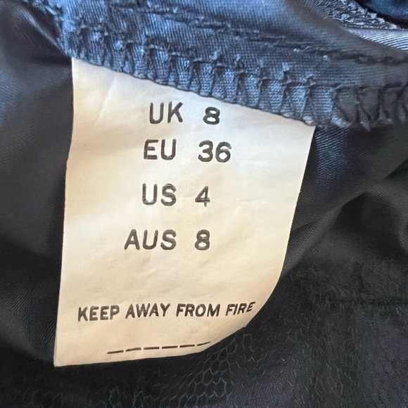 Missguided Blue Sequin Halter Mini Dress US 4 - Picture 11 of 12